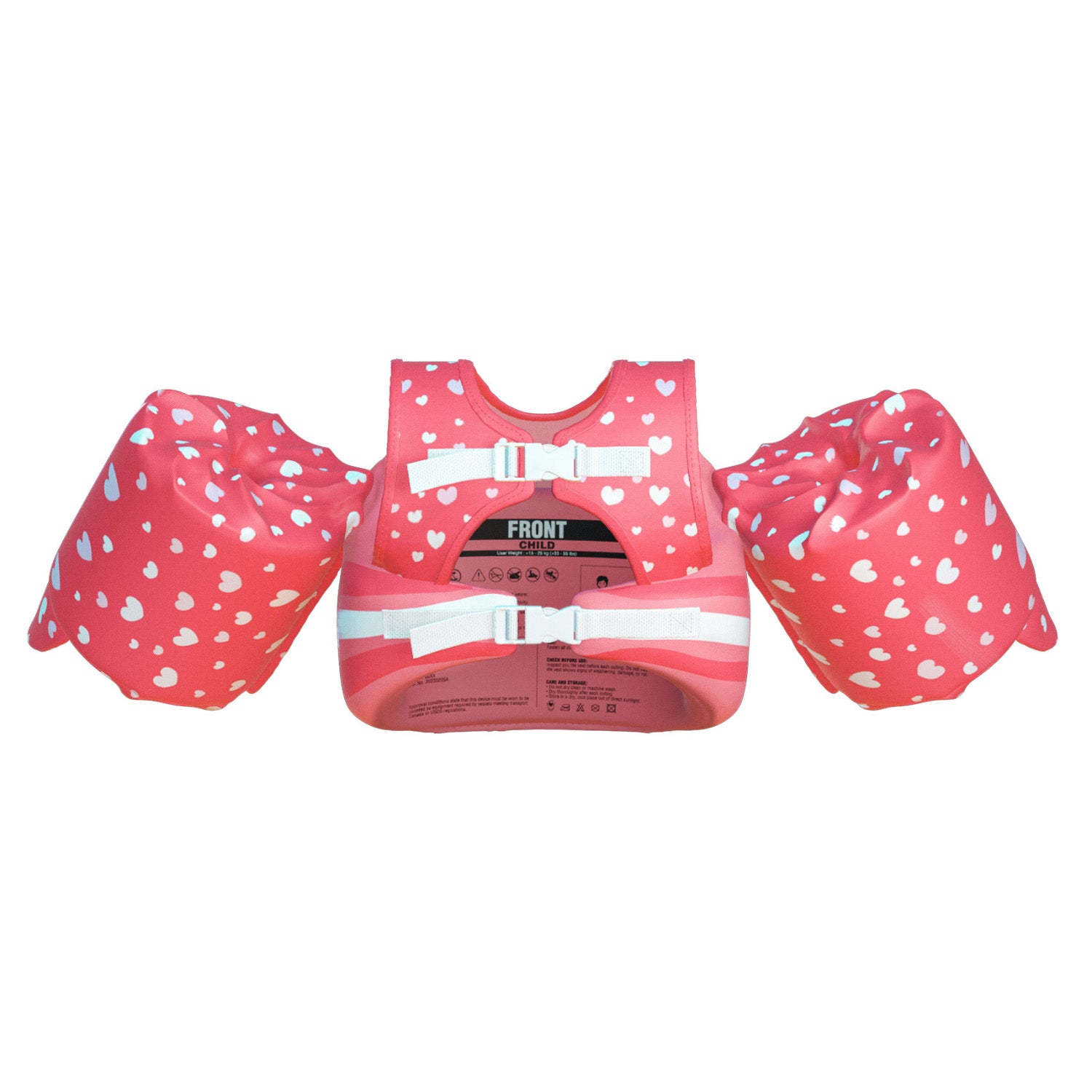 Dark Lightning Kids Swim Vest, Rainbow Unicorn