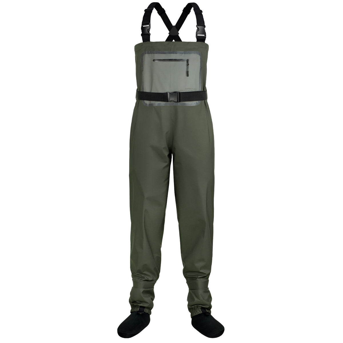 Dark Lightning breathable basic stockingfoot chest waders