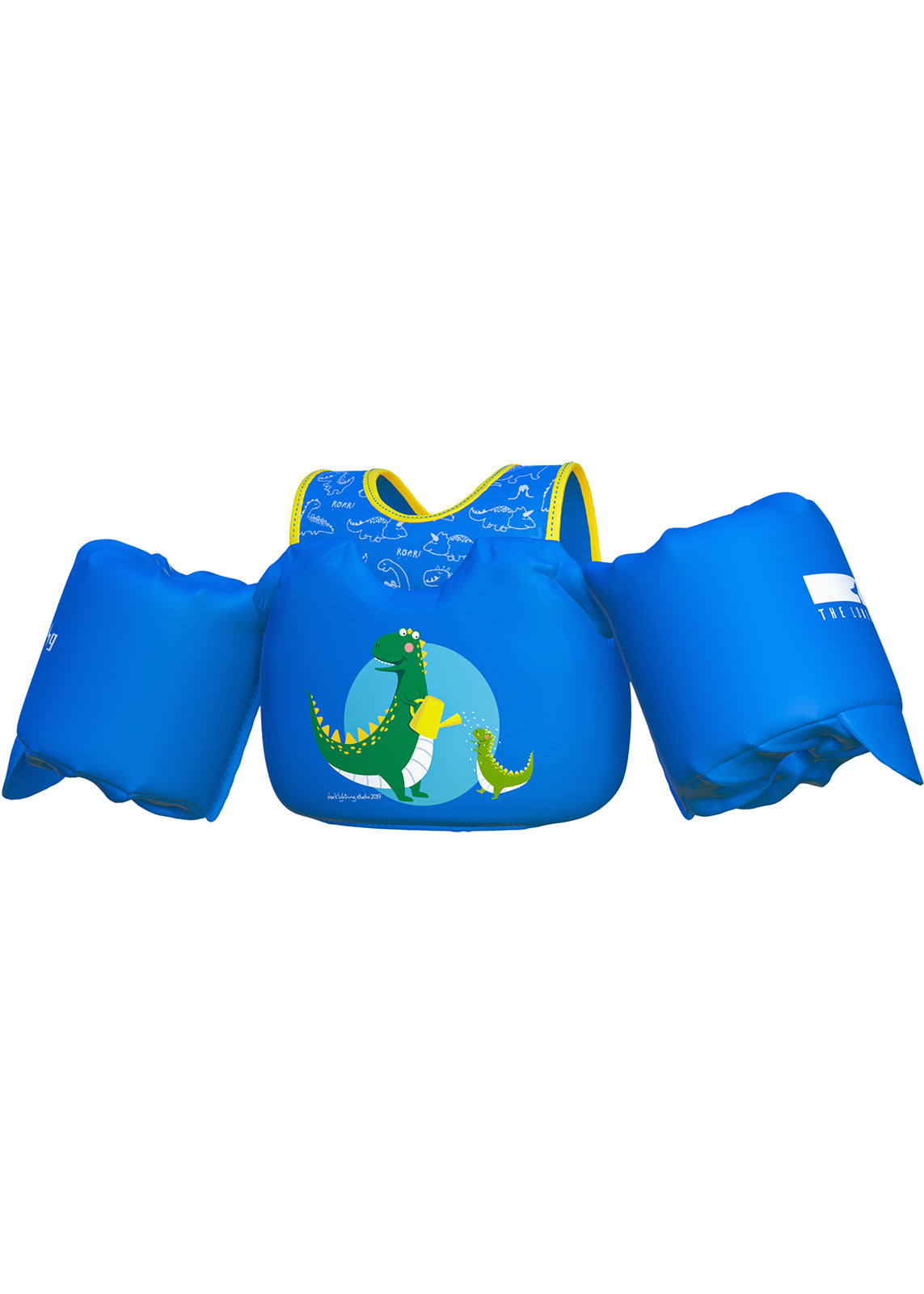 Dark Lightning Kids Swim Vest, Dinosaur - Dark Lightning US