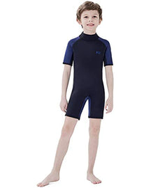 Dark Lightning 3/2 mm Kids Short-Sleeved Wetsuit