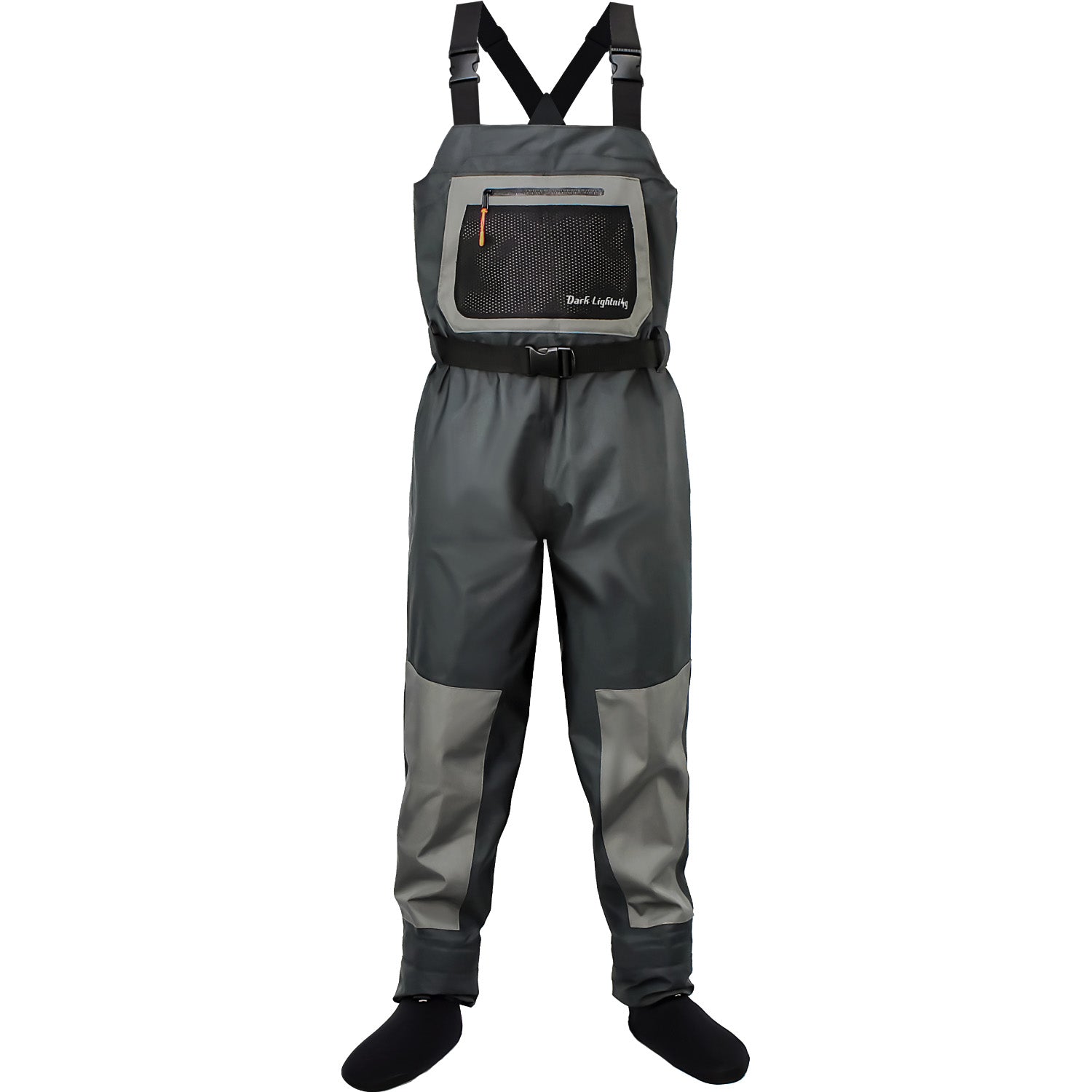 Light Waders Dark Lightning Chest Waders,Breathable Pro