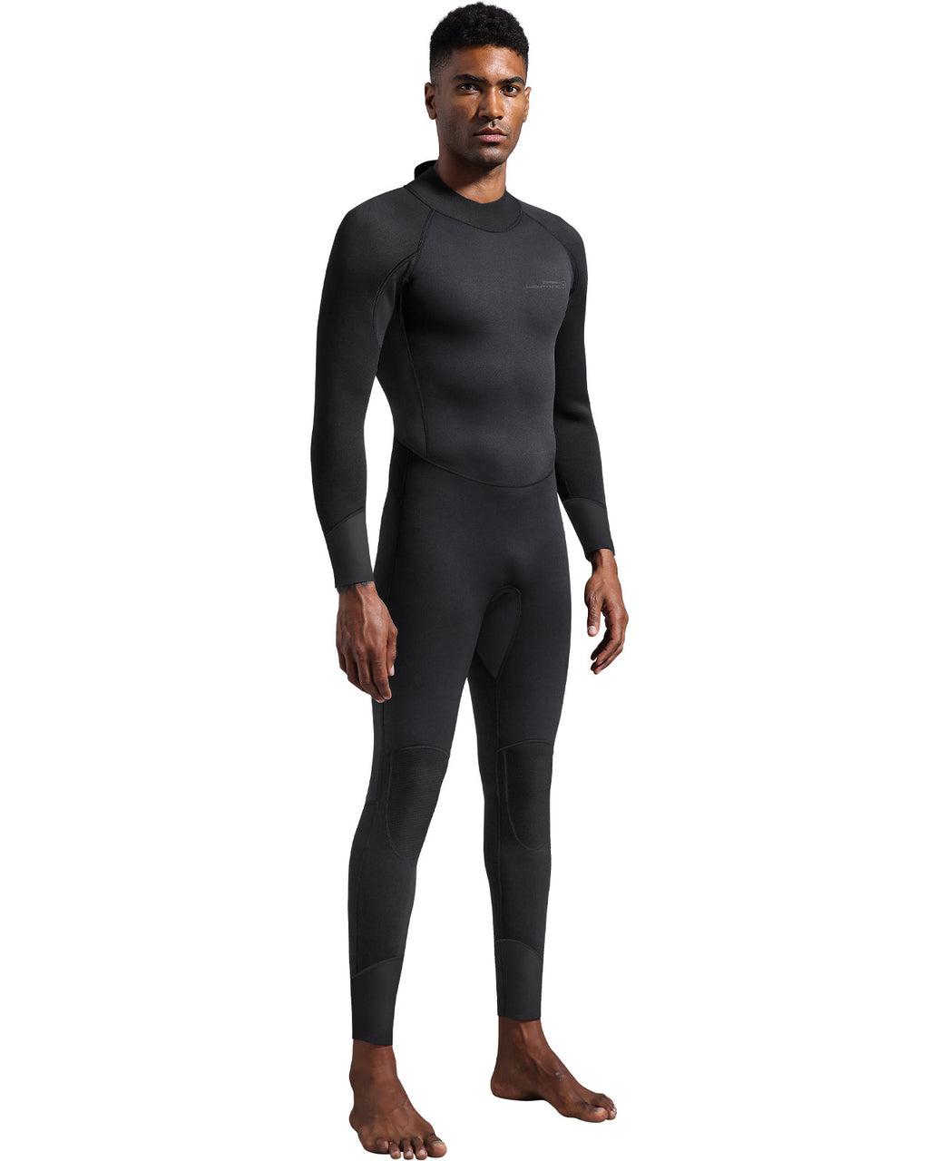 Dark Lightning 3/2mm Long-Sleeved Women Wetsuit , Black