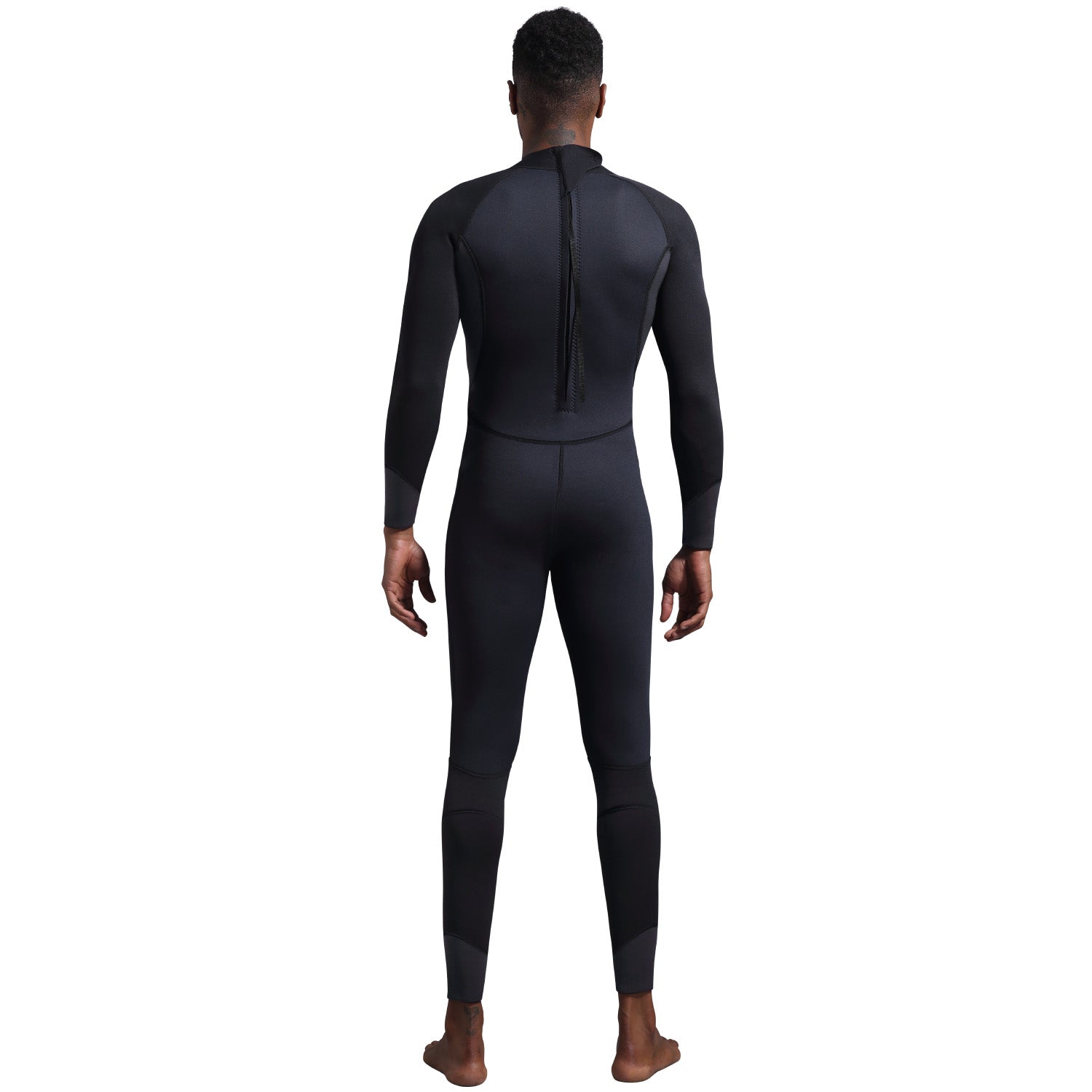 NEW (no selling tag) Dark Lightning 3/2mm Unisex Black Gray 1-Piece Wetsuit Size L