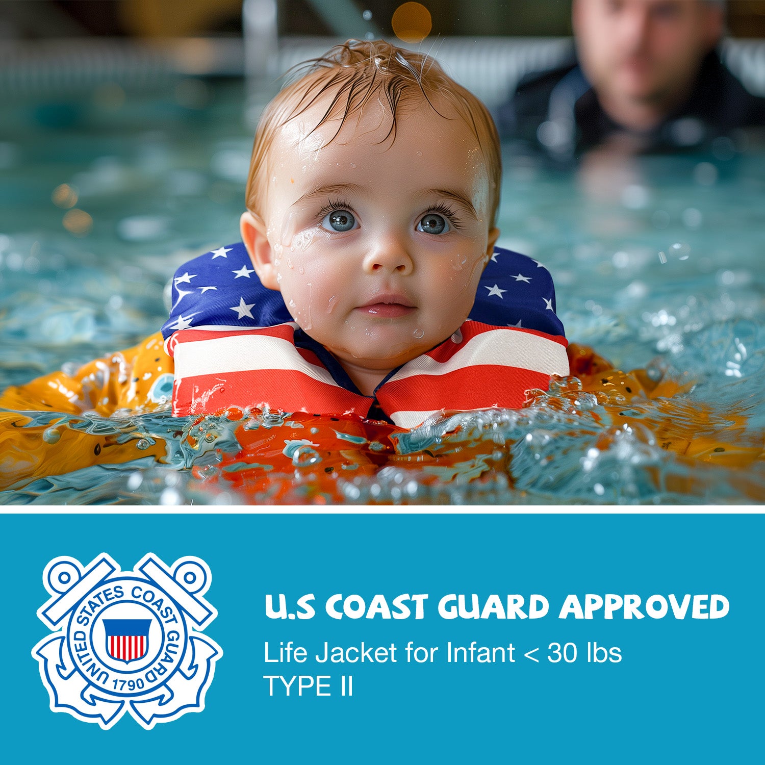 Coast Guard Approved Best Child Swim Vest Baby/Infant Life Jacket