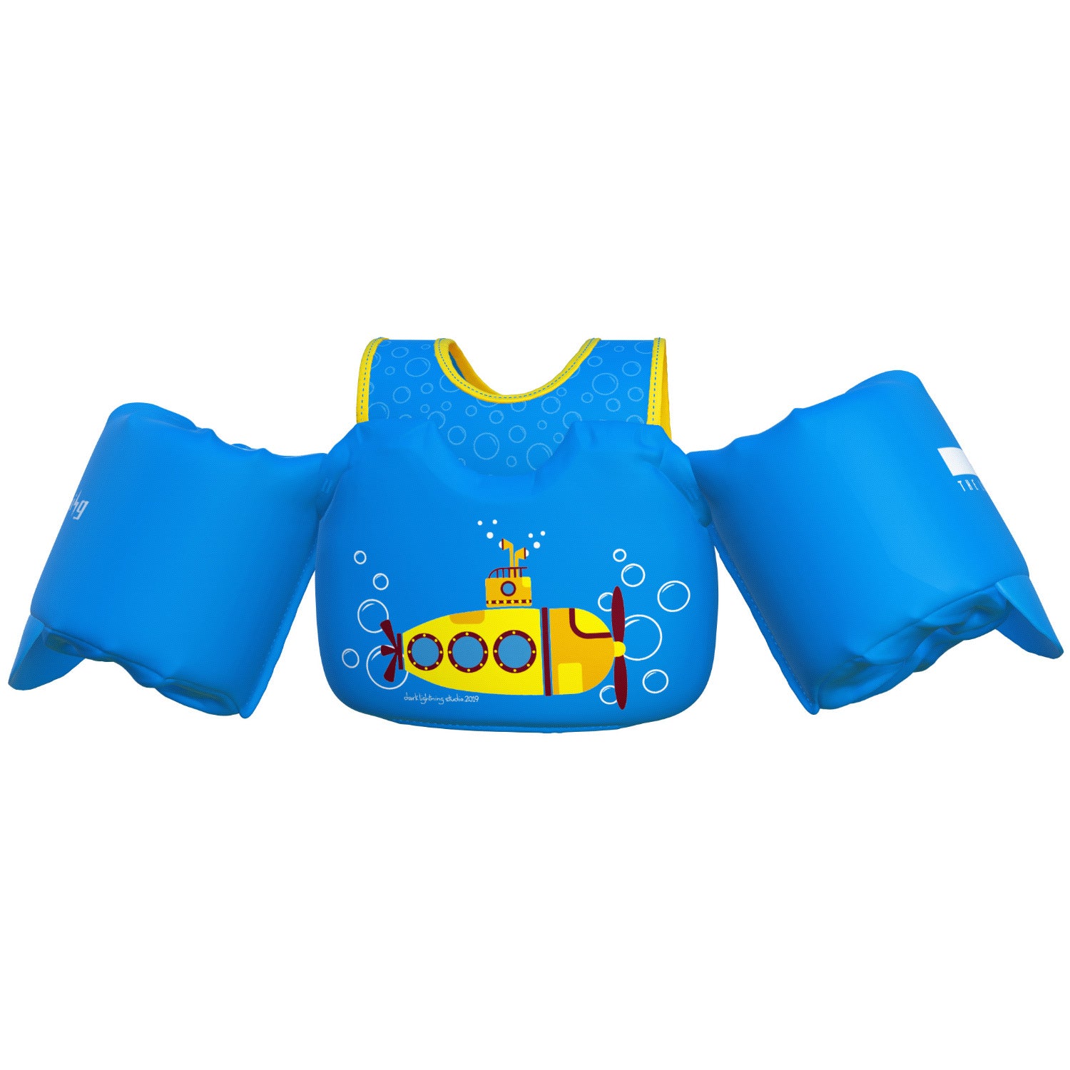 Dark Lightning Kids Swim Vest, Submarine